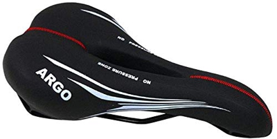 Cucuba® Sillín Montegrappa Original Ideal para Bicicletas De Montaña Bicicleta De Competición En Cuero Sintético 100% Producto Artesanal Canal Antipro