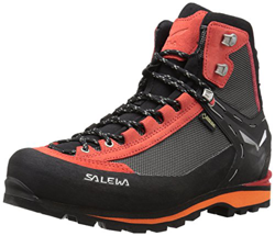 Salewa MS Crow Gore-TEX Botas de Senderismo, Black/Papavero, 40.5 EU características