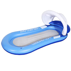 Abaodam Cobertizo hinchable de PVC, plegable, para piscina, supervivencia, agua, hamaca, línea flotante, con cobertizo de sombra (azul) precio