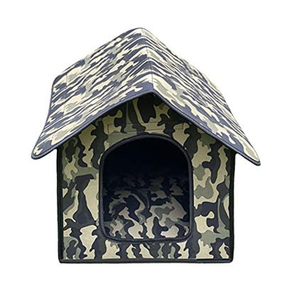 Casa Para Perros Y Gatos - Casa Portátil Para Mascotas Al Aire Libre - Refugio Impermeable Para Gatos Callejeros Cama Para Perros Y Gatos Tienda Para 