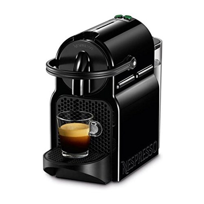 Nespresso DeLonghi Inissia EN 80B-Cafetera de cápsulas, 19 bares, compacta, apagado automático, color Black
