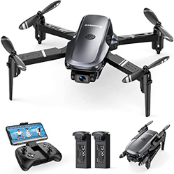 Sansisco D15 Mini Drone con Camara 1080P, Drone Plegable para Adulto, Control de Gravedad, Fotografía de Gesto, Ruta de Vuelo Personalizada, Drone par en oferta