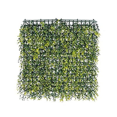 Bizzotto Sprouts de Pared sintética Buxus en Polietileno 50x50 cm