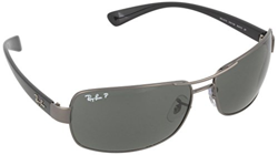 Ray-Ban RB 3379 Gafas de Sol, Gunmetal, 64 para Hombre características