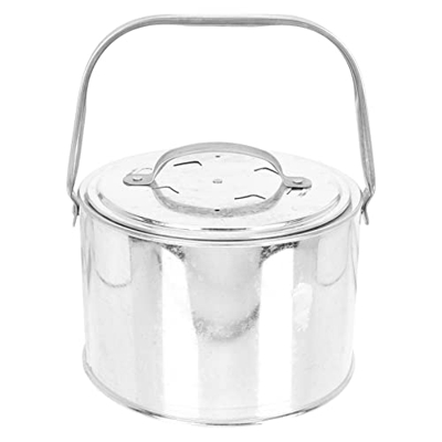 cabilock Madera de Acero Inoxidable Portátil sin Humo Pozo de Fuego de Leña Estufa de Camping Estufa de Mochila para IR de Excursión de Picnic Cocción