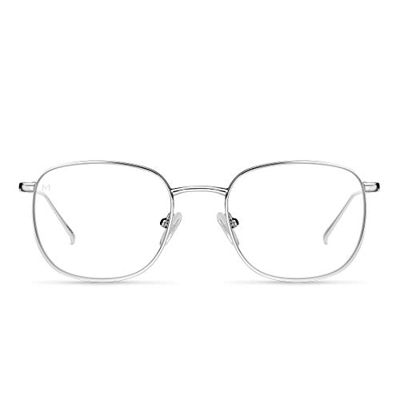 MELLER - Maio Silver - Gafas con Filtro de protección anti Luz Azul para hombre y mujer