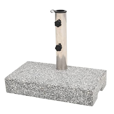 Base de sombrilla de Granito Rectangular 25 kgCasa y jardín Jardín Artículos de Exterior Accesorios para sombrillas Bases para sombrillas