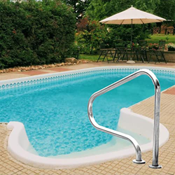 Pasamanos para piscinas 1 UNIDS PISCINA PISCINA PISCINA CON BASE DE MONTAJE RÁPIDA, PISCINA DE PISCINA DE PISCINA DE ACERO INOXIDABLE DE 304 PISCINA A precio