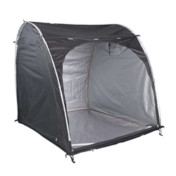 sharprepublic Carpa para cobertizo para Bicicletas Que Ahorra Espacio Recubierto de Plata para Trabajo Pesado 210D Proteger Refugio para Bicicletas Re características