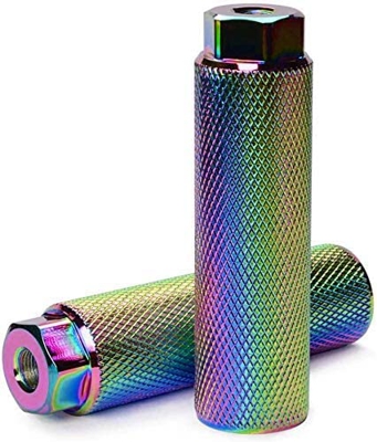 ZONSUSE Clavijas para Pedales BMX Antideslizantes de aleación de Aluminio, Pedal de Bicicleta Apto para Ejes Delanteros o Traseros, Clavijas de Bicicl