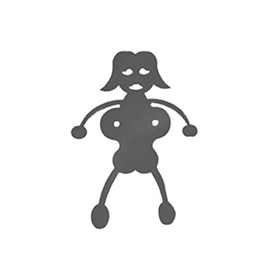 Divertida herramienta de barbacoa de acero inoxidable novedad mujeres hombres en forma de asadores de perritos calientes titular de asar palillo tened