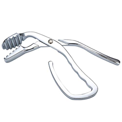 Herramienta elevadora de rejilla de acero inoxidable para parrilla de acero inoxidable, pinza para freidora de aire, pinzas de carbón para barbacoa, a en oferta