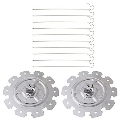 Acero inoxidable Jaula a la parrilla BBQ Asador Barbacoa Kebab Maker Meat Brocheta Máquina BBQ Grill Cocina Aire Freidora Accesorios