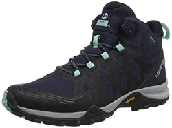 Merrell Siren 3 Mid GTX, Botas de Senderismo Mujer, Azul (Navy/Dragonfly), 39 EU en oferta