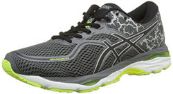 Asics Gel-Cumulus 19 Lite-Show, Zapatillas de Entrenamiento Hombre, Gris (Carbon/Black/Safety Yellow 9790), 42 EU en oferta