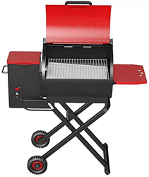 LHGXQ-Dp Parrilla Al Aire Libre De Carbón/Gas Sin Humo En El Patio, Parrilla Al Aire Libre con Termómetro De Tapa Y Mesa Auxiliar Plegable para Acampa en oferta