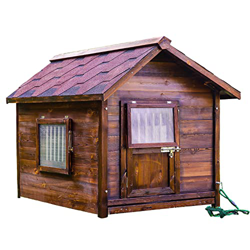 Caseta para Perros De Tamaño Pequeño Y Mediano Al Aire Libre, Impermeable, Transpirable Y Duradera. Caseta para Perros De Interior Y Exterior con Orif en oferta