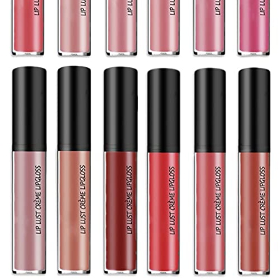 12 Color Cream Texture Lipstick Waterproof - Lip Lust Creme Lipgloss - Long-lasting Moisturizing Liquid Lipstick (7#)