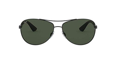 Ray-Ban 0Rb3526 Gafas de Sol, Matte Black, 63 para Hombre