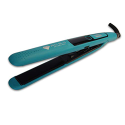 Plancha de cabello LIM HAIR PC 5.0 DIAMOND. Placas basculantes y oscilantes DIAMOND. Temperatura regulable hasta 230 ºC. Bolsa térmica (TURQUESA, Plan características