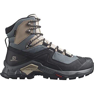 Salomon Quest Element Gore-Tex (impermeable) Mujer Zapatos de trekking, Negro (Ebony/Rainy Day/Stormy Weather), 36 2/3 EU