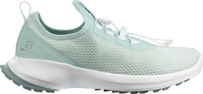 Salomon Sense Feel 2 Mujer Zapatos de trail running, Azul (Opal Blue/White/Trellis), 43 ⅓ EU