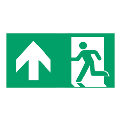 Señal ruta evacuación tipo H para E-LUX Standard en oferta