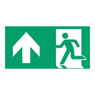 Señal ruta evacuación tipo H para E-LUX Standard