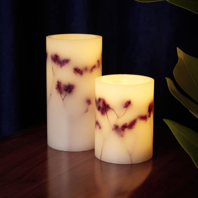 Pauleen Shiny Bloom Candle vela LED set 2 ud