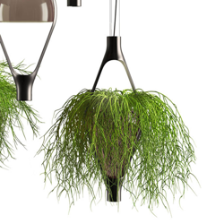 Kundalini Viceversa lámpara colgante LED gris en oferta