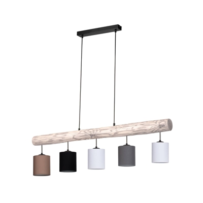 Furesta gris marrón/negro/blanco/gris 5 luces