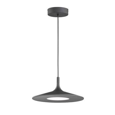 Schöner Wohnen Slim lámpara colgante LED, negro