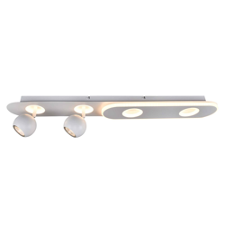 Plafón LED Irelia, 4 luces blanco características