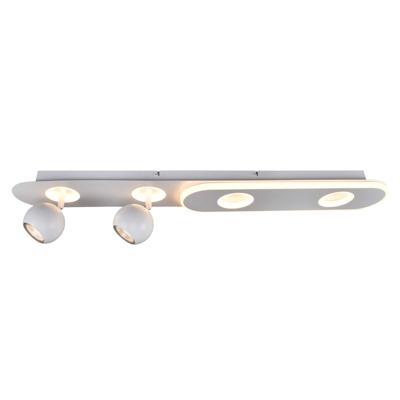 Plafón LED Irelia, 4 luces blanco