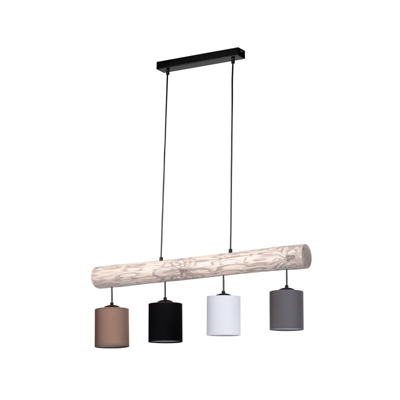 Furesta gris marrón/negro/blanco/gris 4 luces