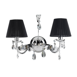 Aplique Jacqueline, 2 luces, negro precio