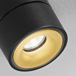 Egger Clippo Duo foco LED, negro-oro, 2.700K características