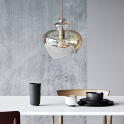 FRANDSEN Grace colgante de vidrio, Ø 30 cm champán características