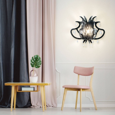 Slamp Medusa lámpara de pared diseño, negro
