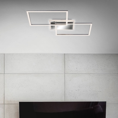 Plafón LED Frame 2 luces, CCT, aluminio