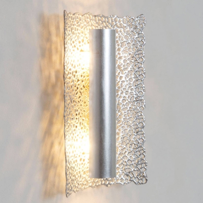 Lámpara de pared Utopistico en plata y cromo