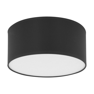 Plafón Rondo, gris oscuro Ø 45cm