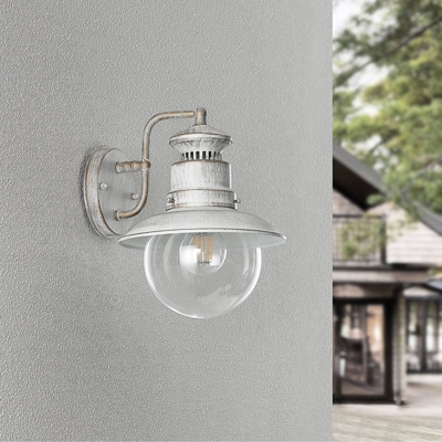 Lindby Gwendolyn aplique de exterior, blanco mate