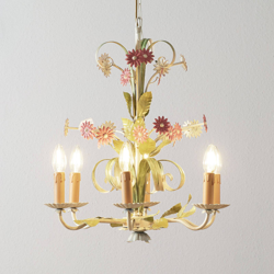 Lámpara de araña florentina Toscana, 6 luces en oferta