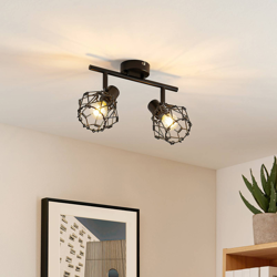 Lindby Helani plafón, 2 luces características