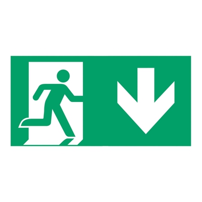 Señal salida emergencia tipo A para C-LUX Standard