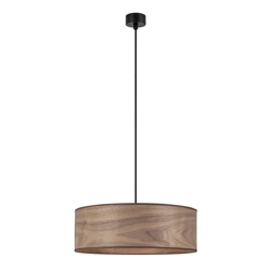 Lámpara colgante Tsuri L, Ø 45 cm, nogal características