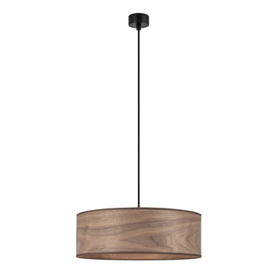 Lámpara colgante Tsuri L, Ø 45 cm, nogal