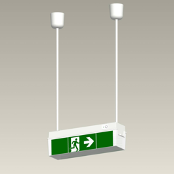 Set péndulo luz de emergencia C-LUX Standard 100cm en oferta