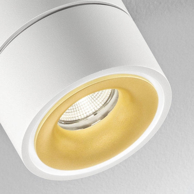 Egger Clippo Duo foco LED, blanco-oro, 3.000K
